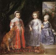 Anthony Van Dyck Portrait of the Children of Charles I of England oil painting on canvas
